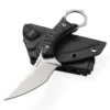 KK123_S2_01 Phantom Fixed Blade Knife | 3.15" Stonewashed D2 Blade | Black G10 Handle | KIASLORE KM123-2